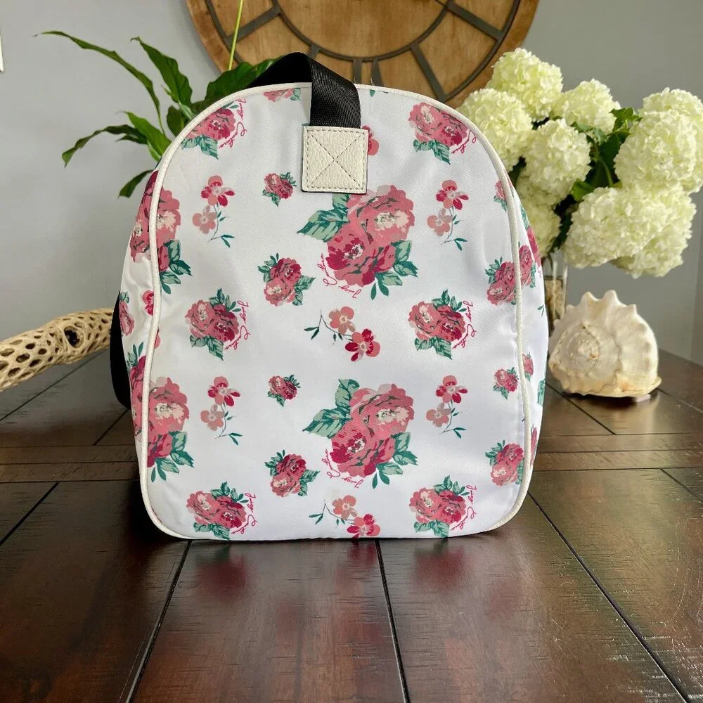 RARE Juicy Couture Lmtd Edition Floral Extra Large Weekender Travel Duffel Bag - Picture 6 of 13